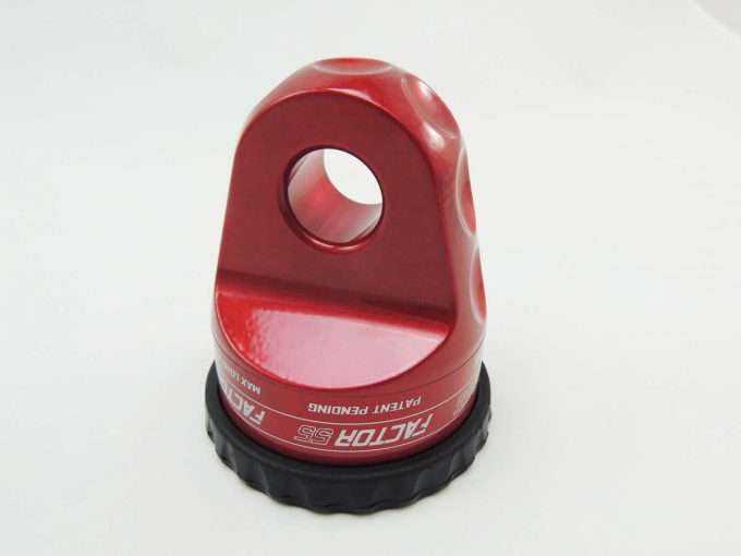 Factor 55 ProLink Winch Shackle Mount Assembly Red Factor 55