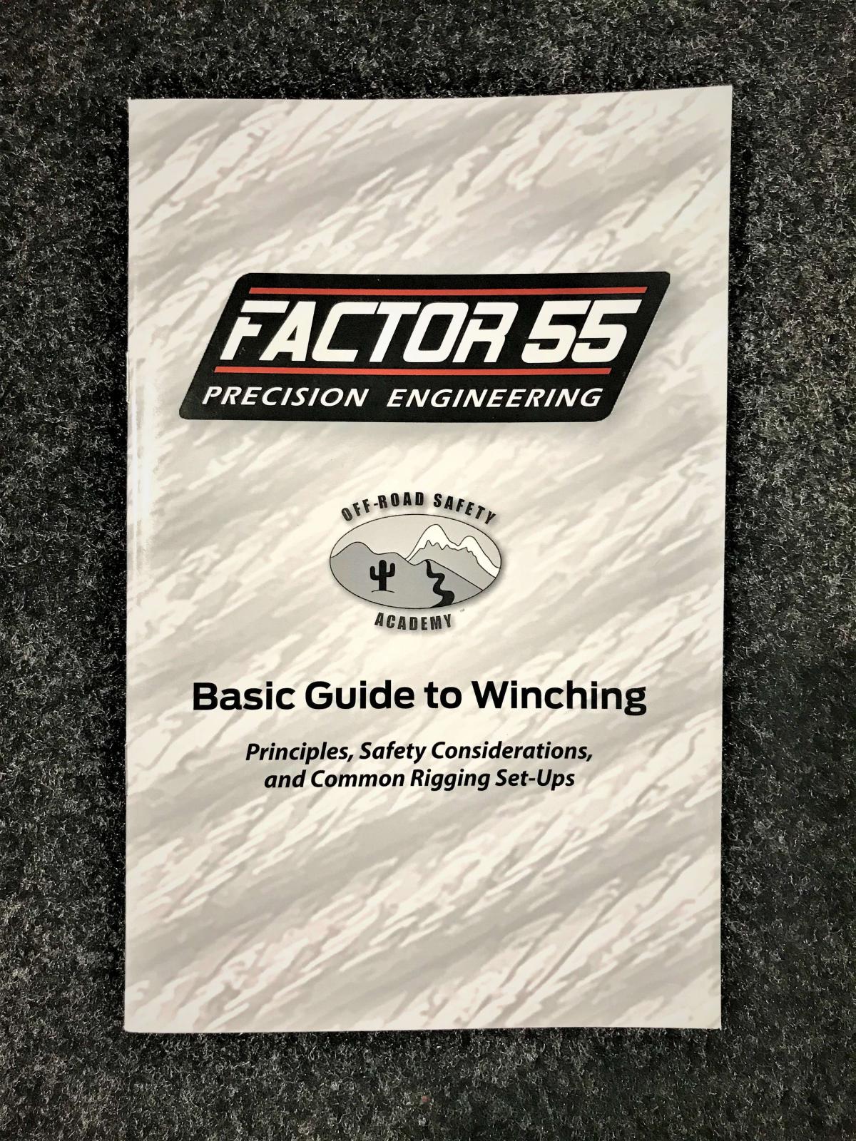 Factor 55 Basic Guide To Winching Manual Factor 55 - Click Image to Close