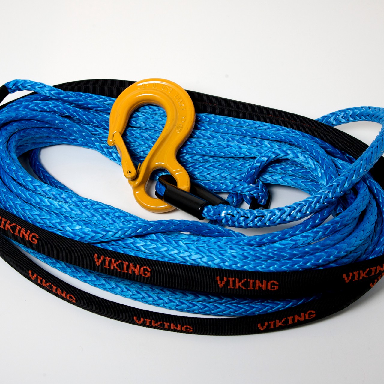 1/2 inch x 125' Viking Offroad Racing Winchline w/Tube Thimble & Hook - Blue 1/2 inch x 125' Viking Offroad Racing Winchline w/Tube Thimble & Hook - Blue