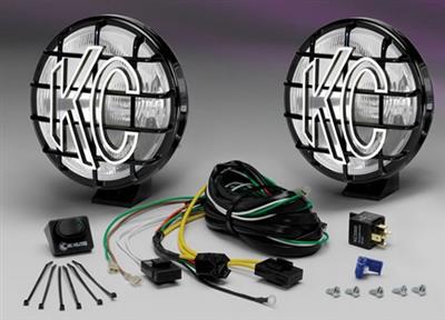 KC HiLiTES Apollo / Apollo Pro - 6" Rnd Driving - Blk Polymax - KC HiLiTES Apollo / Apollo Pro - 6" Rnd Driving - Blk Polymax -