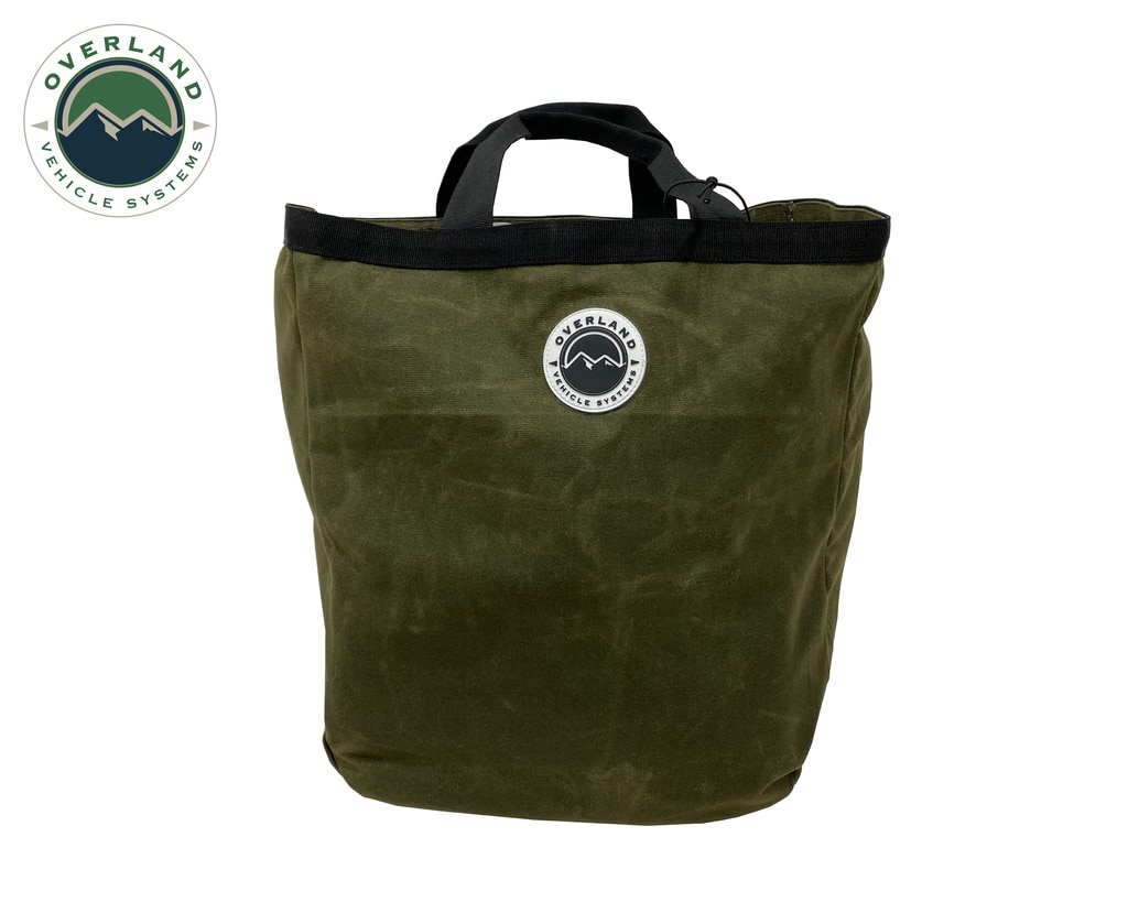 Overland Vehicle Systems Cavas Tote Bag 16 Lb Waxed Canvas
