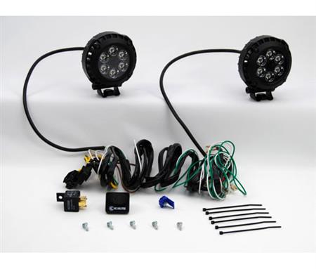 KC HiLiTES LZR LED 4 Inch Driving Light Kit KC HiLiTES LZR LED 4 Inch Driving Light Kit