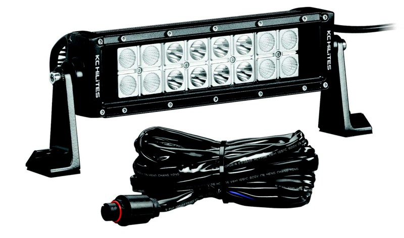 KC HiLiTES C-Series LED - 10 inch Bar Combo Spot / Spread - Black -