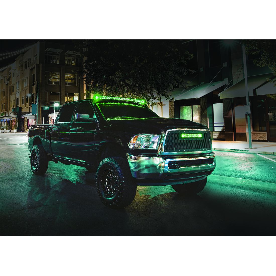 Rigid Industries 40 Inch LED Light Bar Single Row Curved White Backlight Radiance Plus