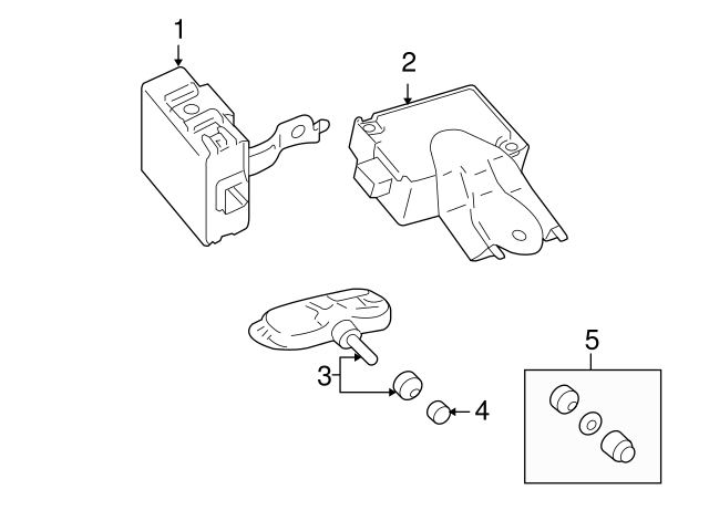 Tire Pressure Sensor - Toyota 4Runner 2007-2019 Tire Pressure Sensor - Toyota 4Runner 2007-2019