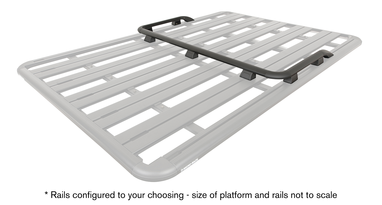 Rhino Rack Pioneer Platform Front & Side Rails (Suits 42100B/2B/7B)