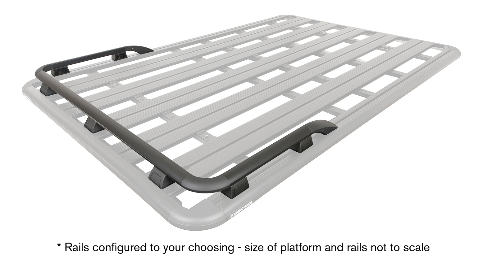 Rhino Rack Pioneer Platform Front & Side Rails (Suits 42100B/2B/7B)