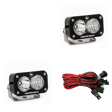 Baja Designs LED Light Pods Driving Combo Pattern Pair S2 Pro Series