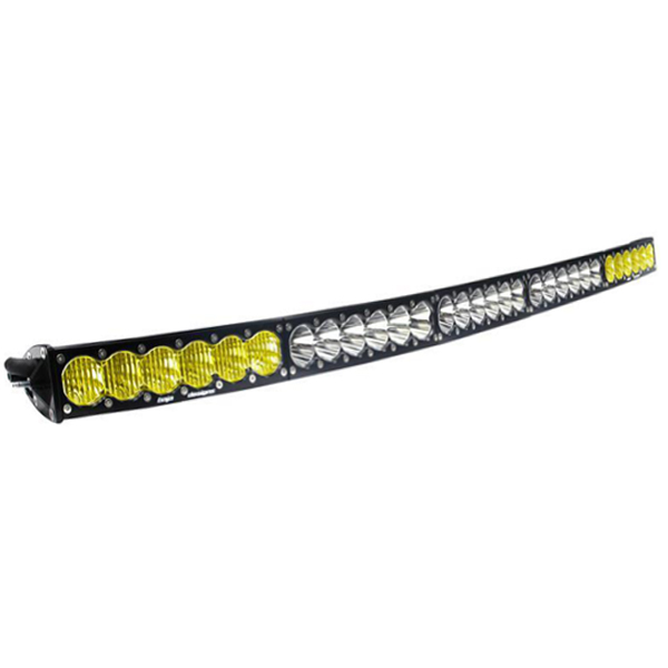 Baja Designs 50 Inch LED Light Bar Amber/White Dual Control Pattern OnX6 Arc Series
