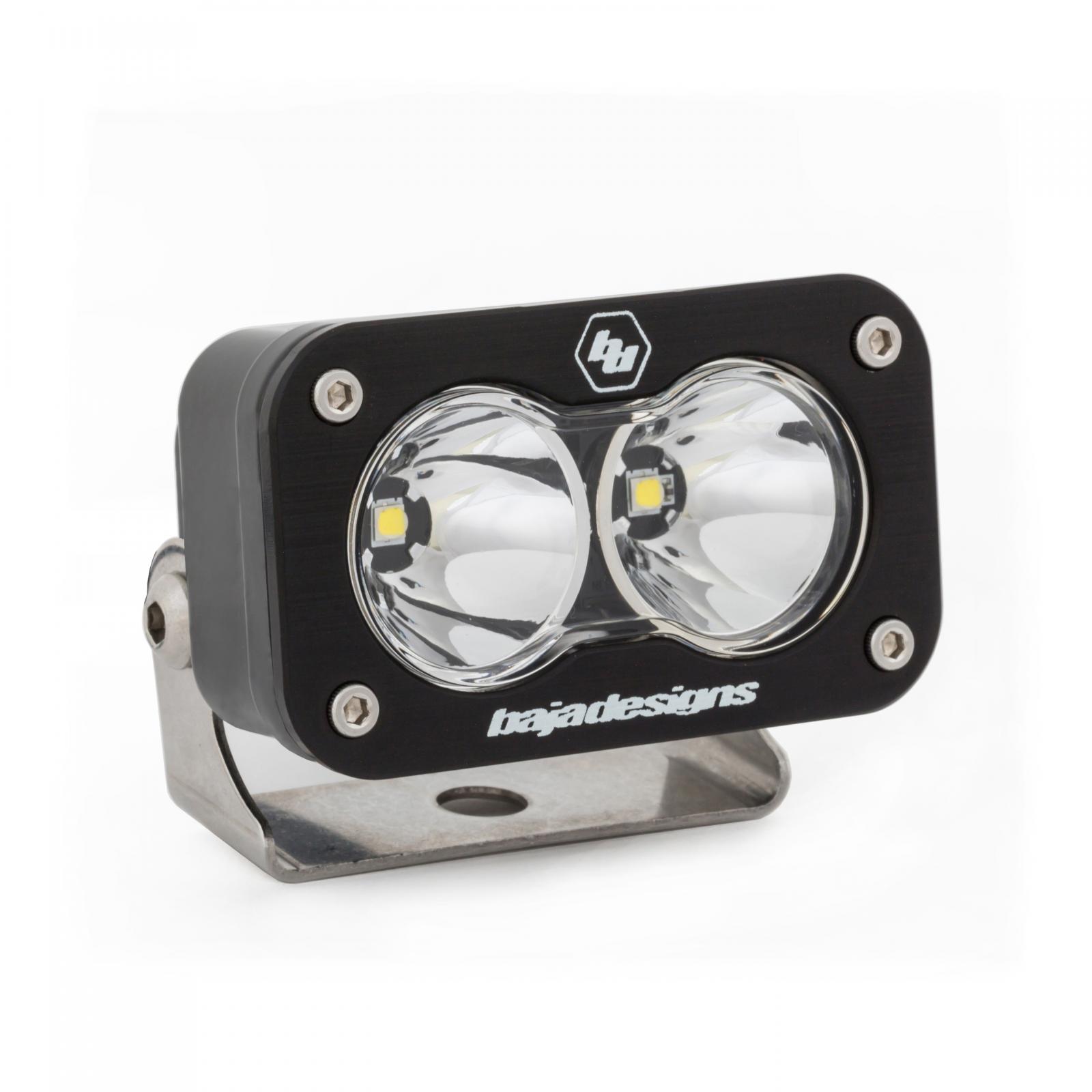 Baja Designs LED Work Light Clear Lens Spot Pattern Each S2 Sport