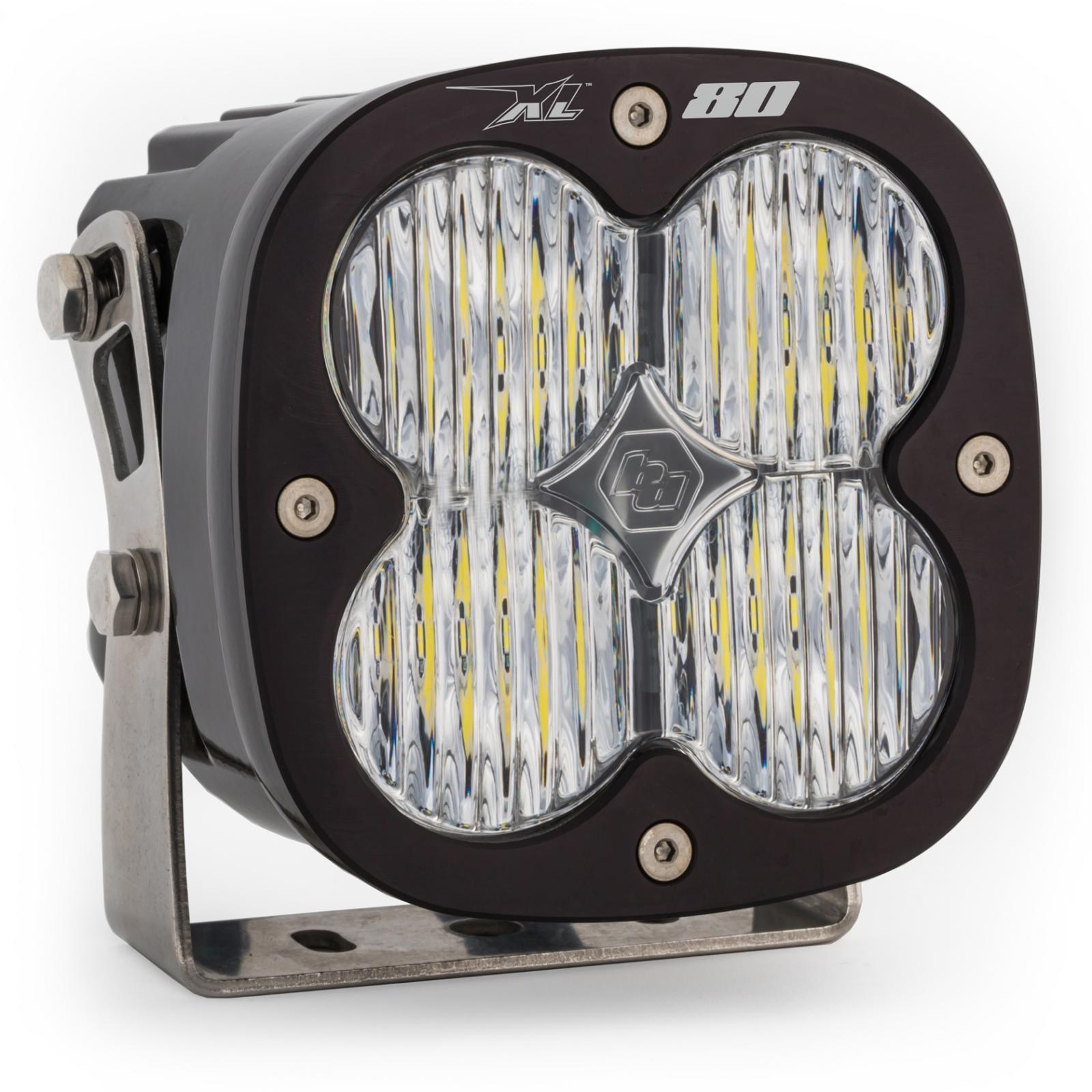 Baja Designs LED Light Pods Clear Lens Spot Each XL80 Wide Cornering