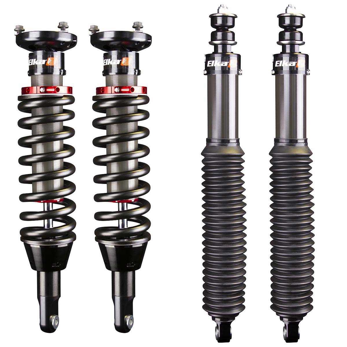 Elka 2.5 IFP FRONT & REAR SHOCKS KIT for TOYOTA 4RUNNER, 2010 to 2020 (with KDSS) (2 in. to 3 in. lift)