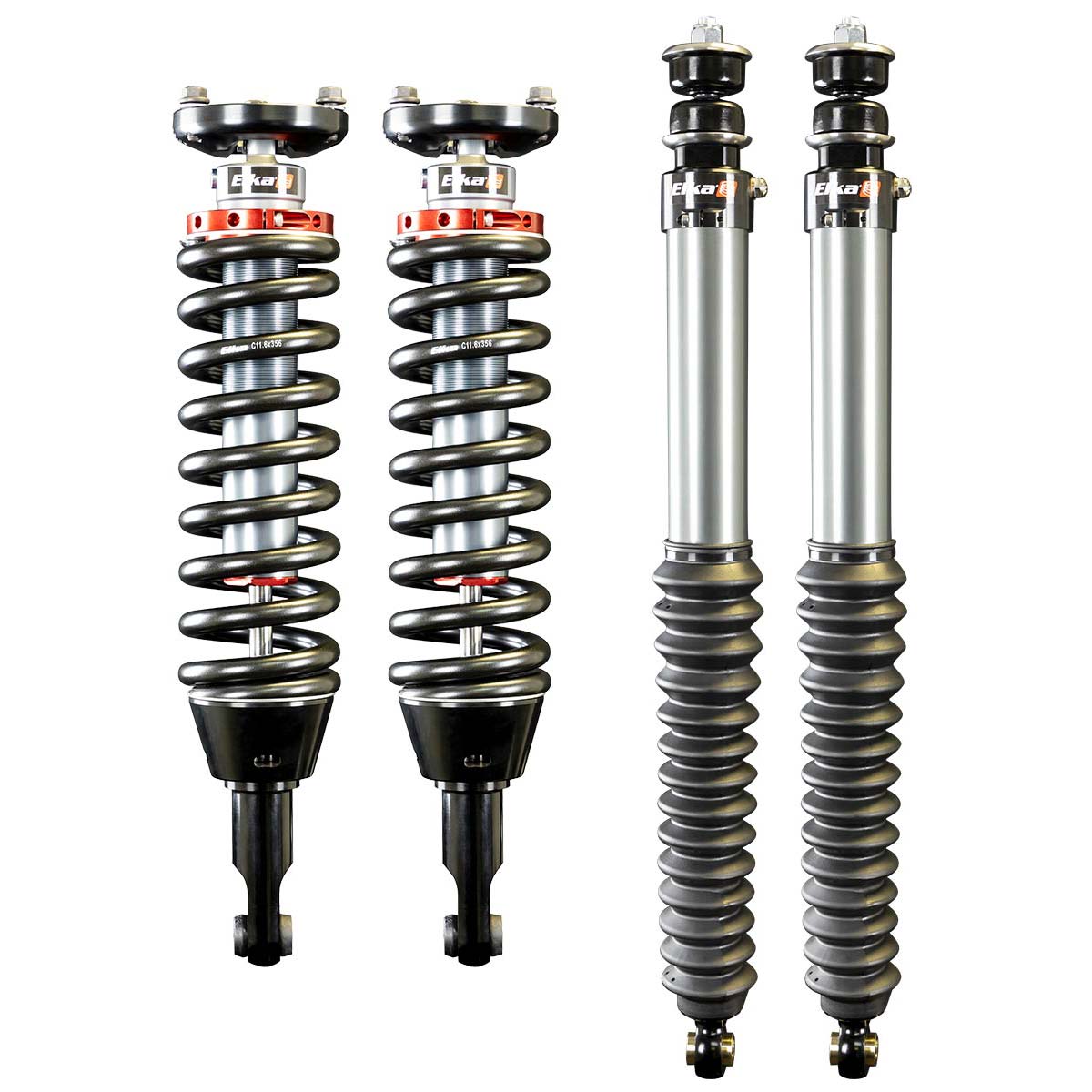 Elka 2.0 IFP FRONT & REAR SHOCKS KIT for TOYOTA 4RUNNER, 2010 to 2020 (with KDSS) (2 in. to 3 in. lift)