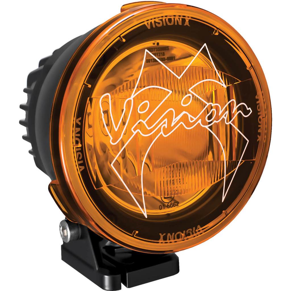 Vision X 4.7 in Cannon Amber PCV Cover - COMBO LENS