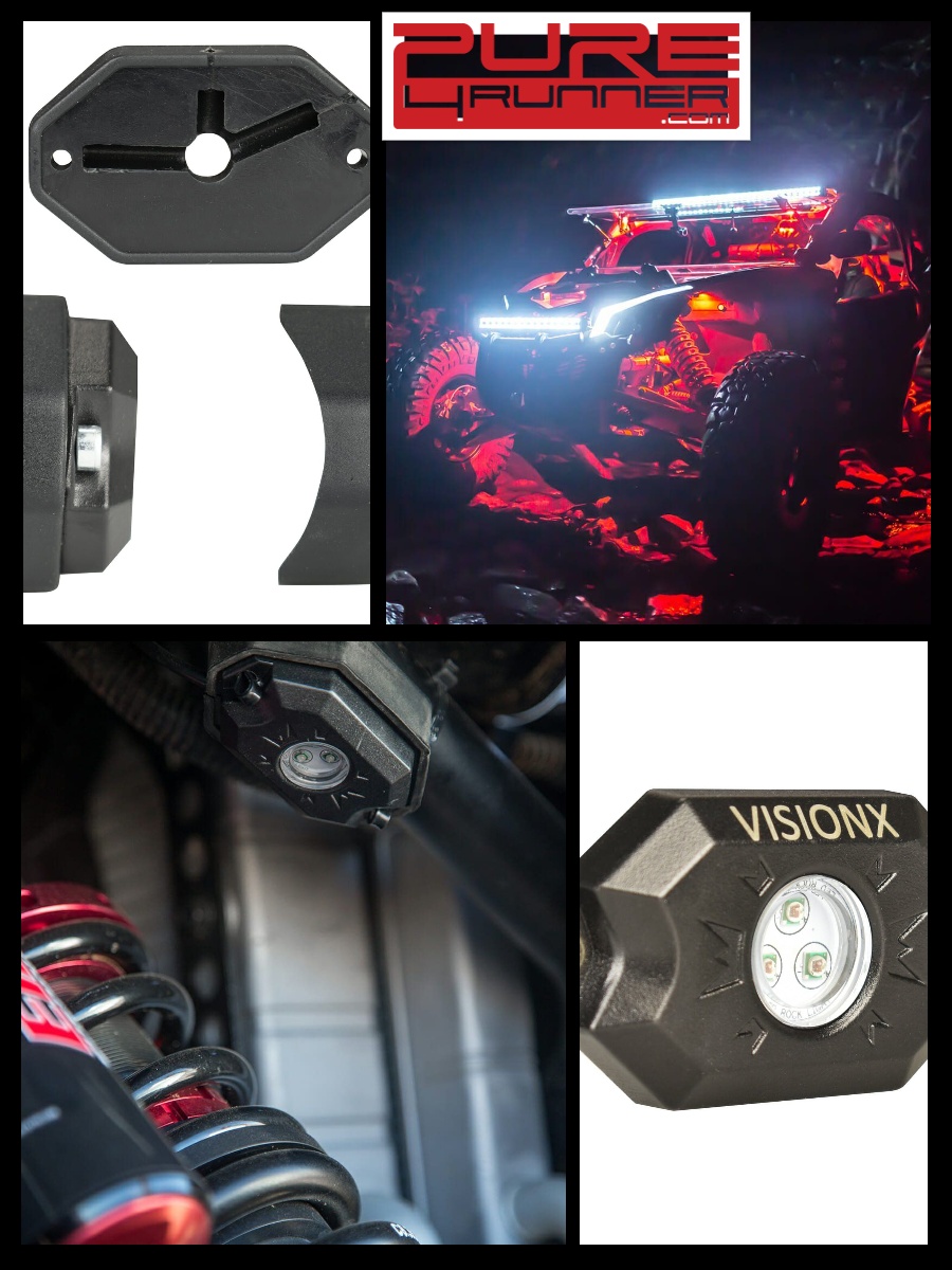 Vision X 9 Watt LED Rock Light Single Pod