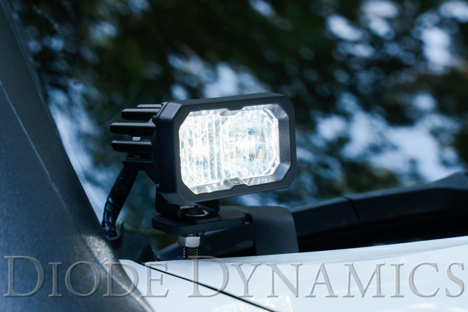 Diode Dynamics Stage Series 2 Inch LED Pod, Sport White Flood Standard BBL Each
