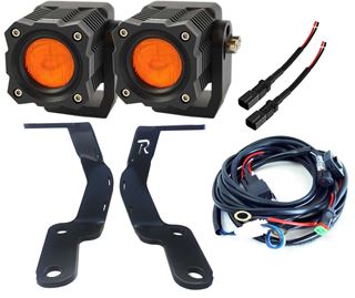 4Runner 2010-2018 Stackerz 2 inch LED Light (Flood) with Ditch Brackets