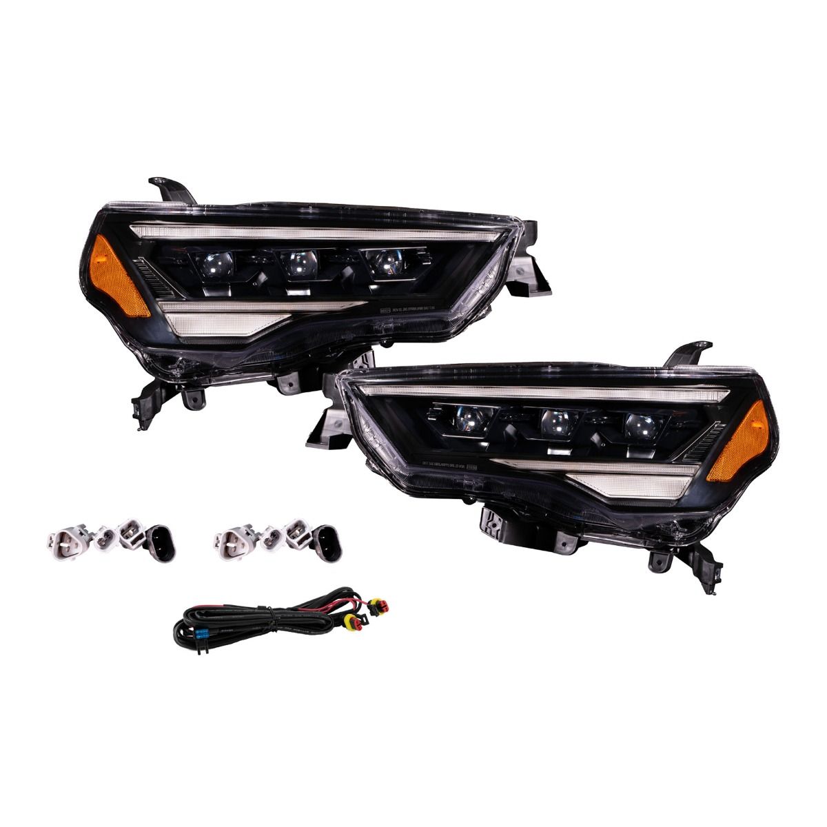 Form Sequential LED Projector Headlights (pair) 2014-2024 Toyota 4Runner - Click Image to Close