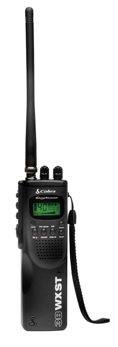 Cobra HH 38 WX ST Hand Held 40 Channel CB Radio with 10 Weather Channels and SoundTracker Noise Reduction Cobra HH 38 WX ST Hand Held 40 Channel CB Radio with 10 Weather Channels and SoundTracker Noise Reduction