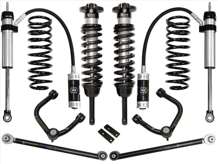 Icon 0-3.5 inch Stage 4 Suspension System w/Tubular UCA; 2003-2009 4Runner