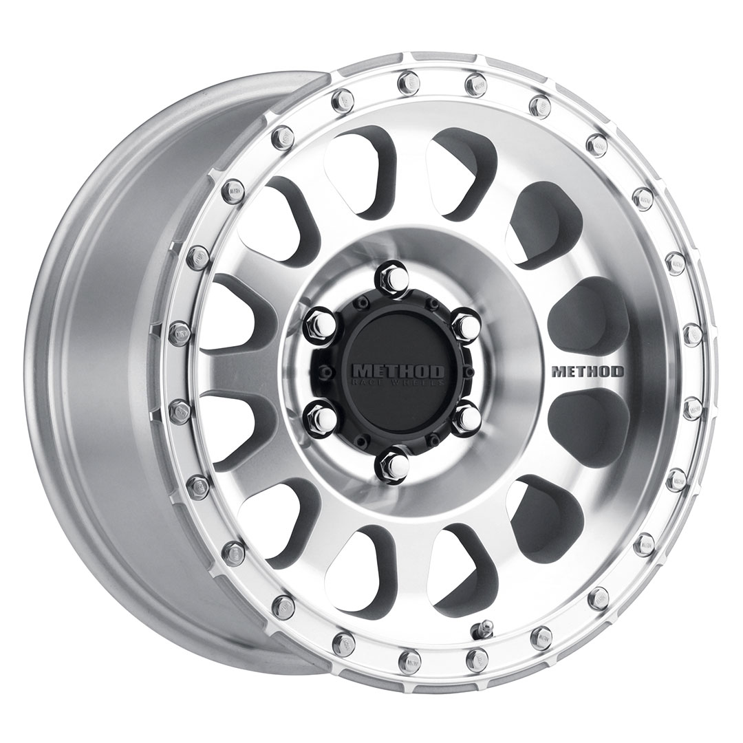 Method Race Wheels MR315, 17x9, -12mm Offset, 6x5.5, 106.25mm Centerbore, Machined - Clear Coat