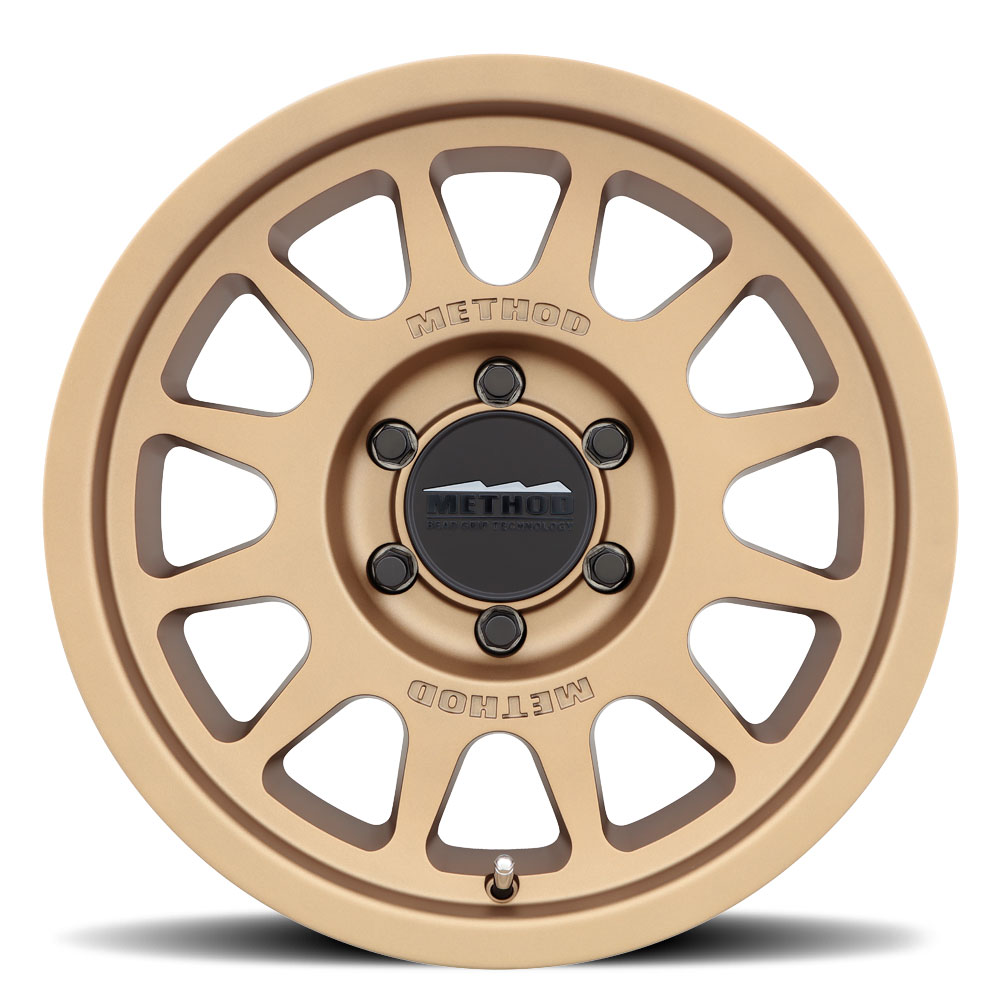 Method Race Wheels MR703 Bead Grip, 16x8, 0mm Offset, 6x5.5, 106.25mm Centerbore, Method Bronze