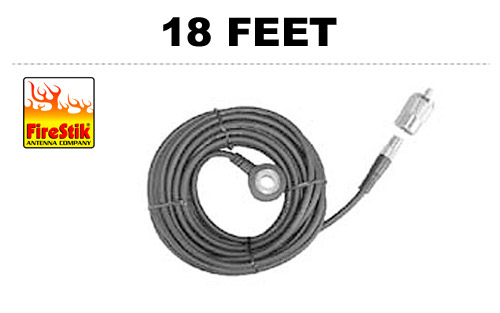 18' Firestik - MU8R18 - 2-Piece inchEZ-Install inch Single Coax