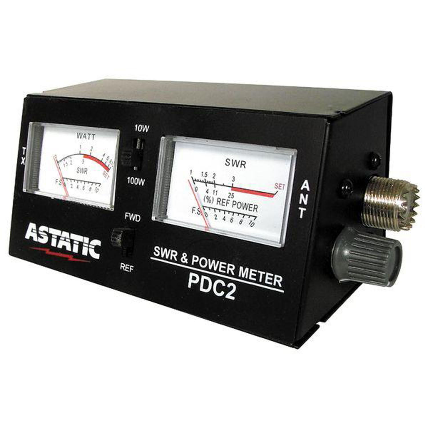 Astatic PDC2 - 100 Watt Power & SWR Meter - Click Image to Close