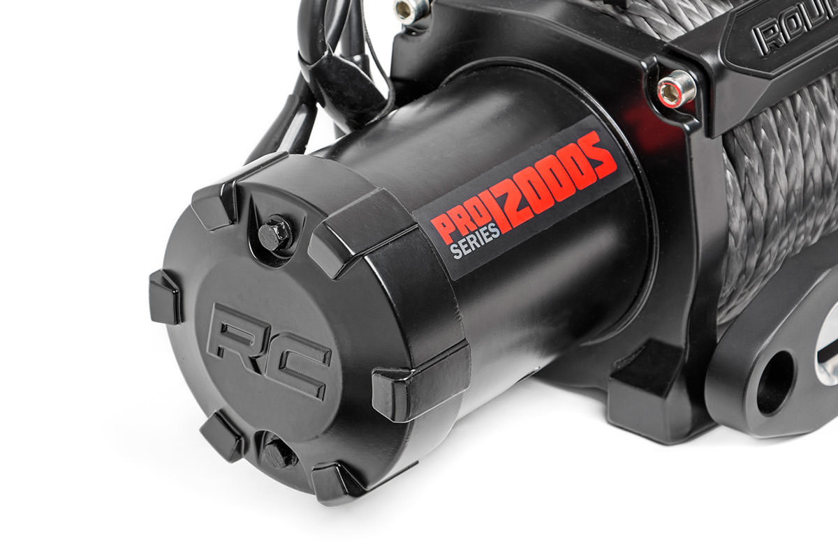 Rough Country 12000LB Pro Series Electric Winch | Synthetic Rope FREE SHIPPING - Click Image to Close