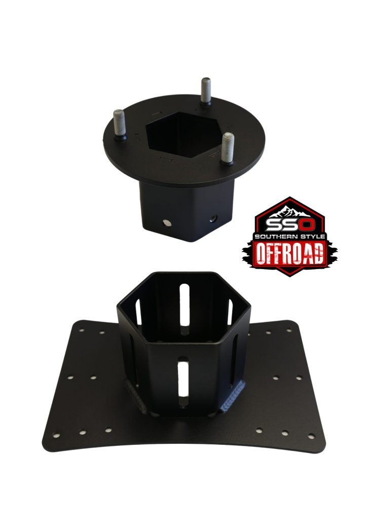 Southern Style Spare Tire Mount for Roof Racks