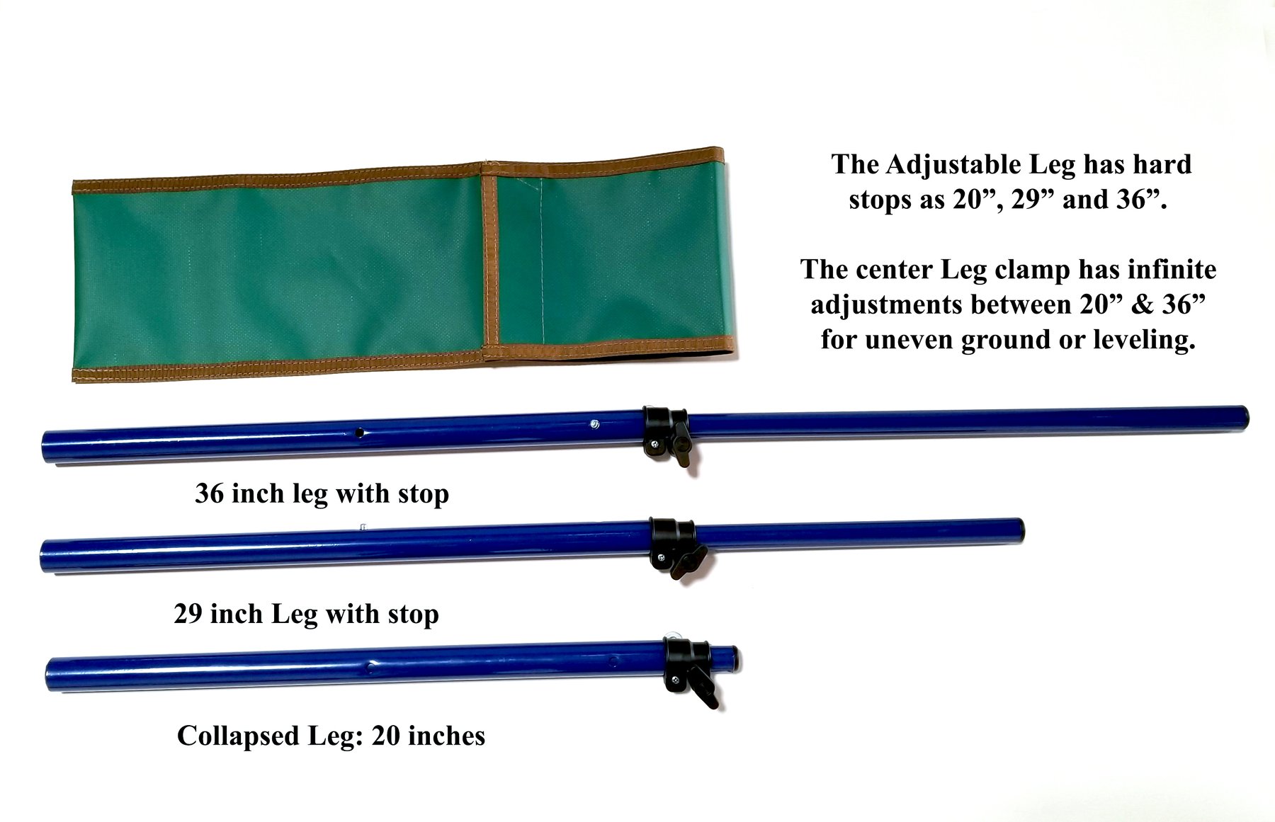Tembo Tusk Adjustable Leg Skottle Grill Kit - Ships Free