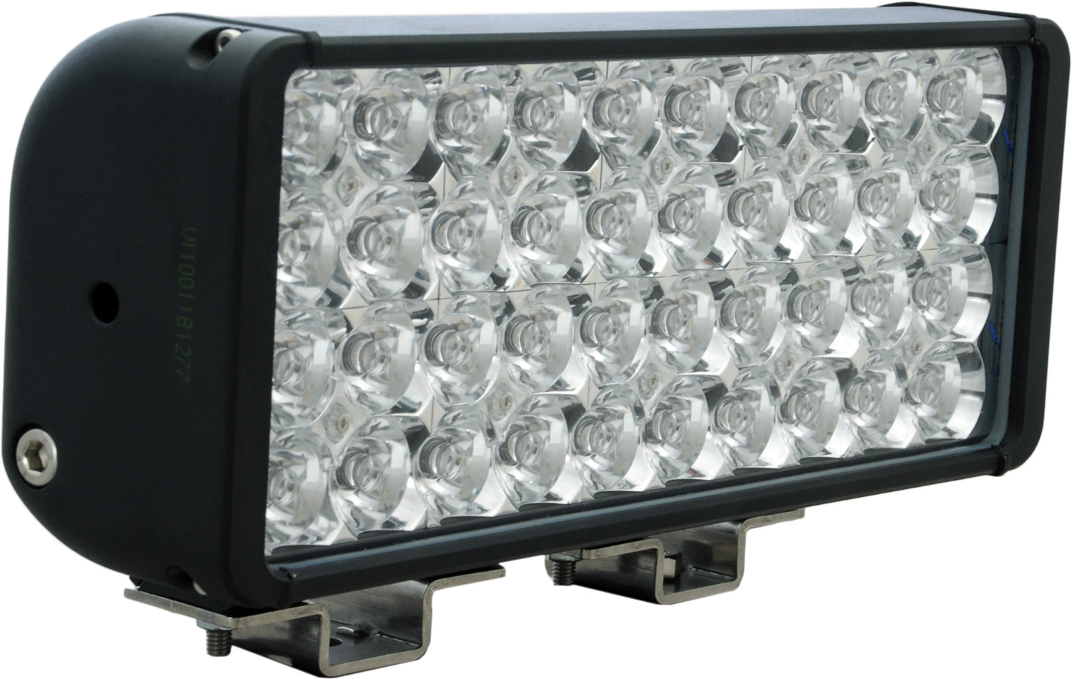 12 inch XMITTER DOUBLE BAR BLACK 40 3W LED'S EURO