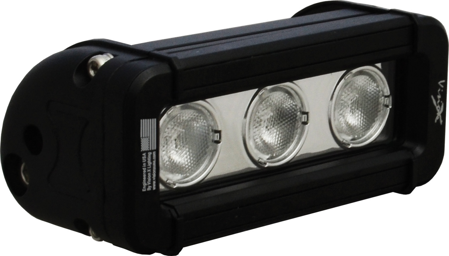 5 inch XMITTER LOW PROFILE BLACK 3 3W LED'S 40ç WIDE