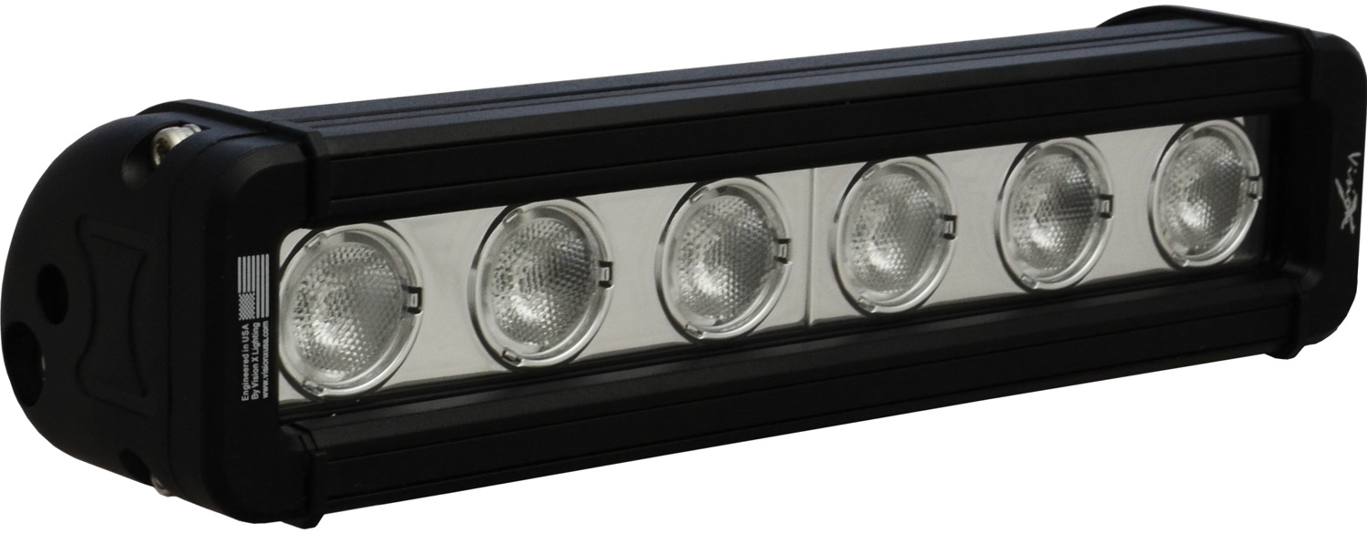 9 inch XMITTER LOW PROFILE BLACK 6 3W LED'S 40ç WIDE
