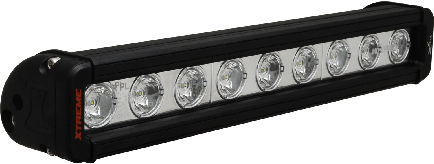 12 inch XMITTER LOW PROFILE XTREME BLACK 9 5W LED'S 10ç NARROW