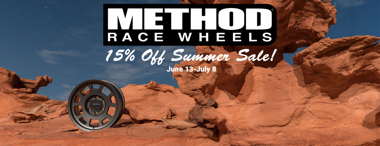 Now is the time to get your Method Race Wheels!