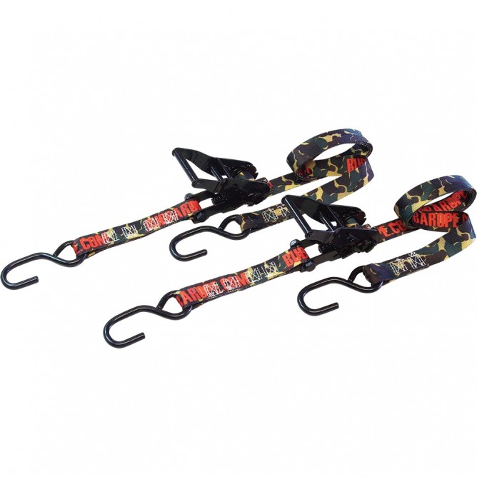 BubbaRope - 6' Ratchet Tie-Downs (1 inchx6 inch) - Click Image to Close