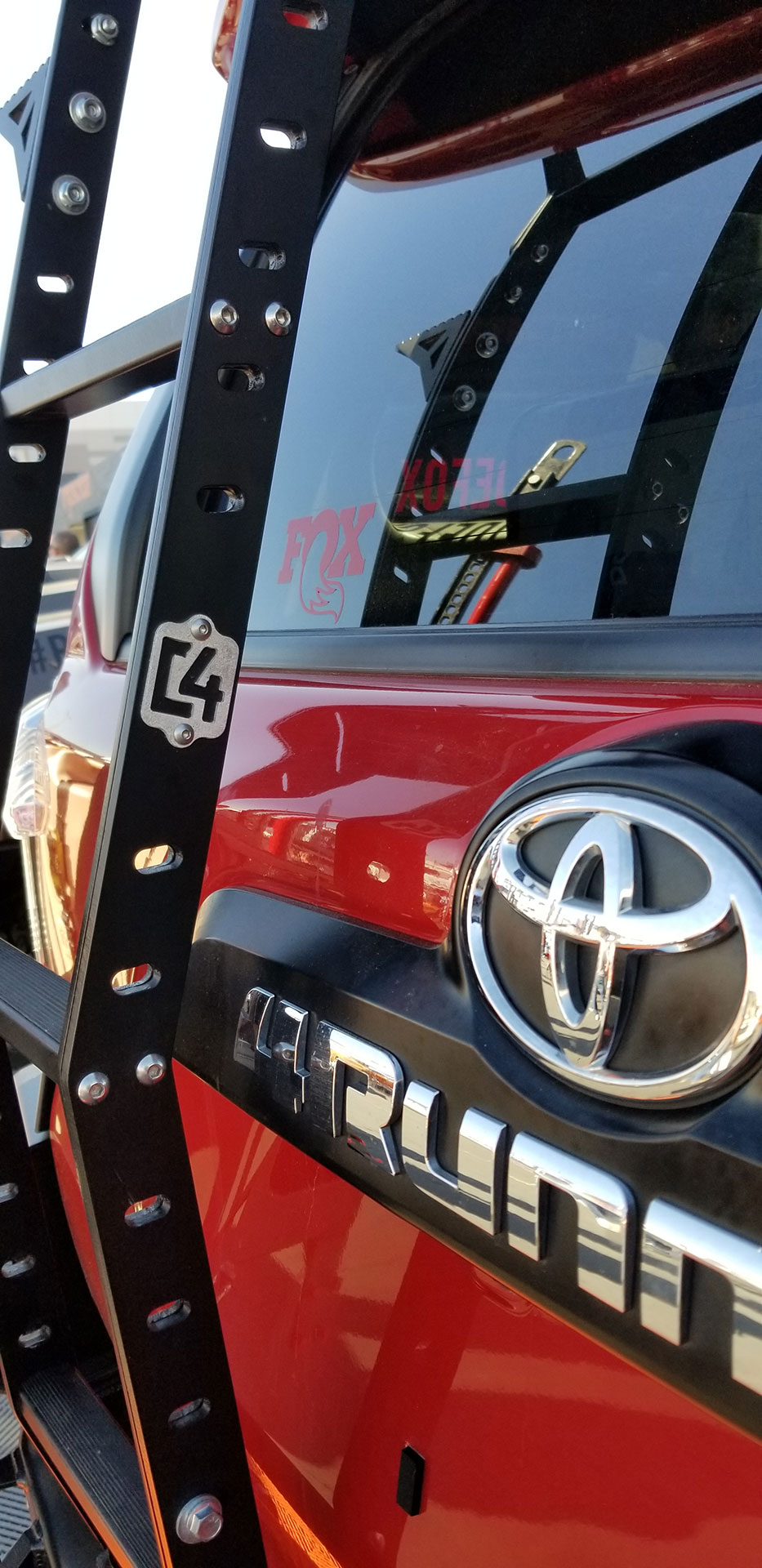 C4 Fab 4Runner Summit Hatch No Drill Ladder 2010+ (Ships Free) - Click Image to Close