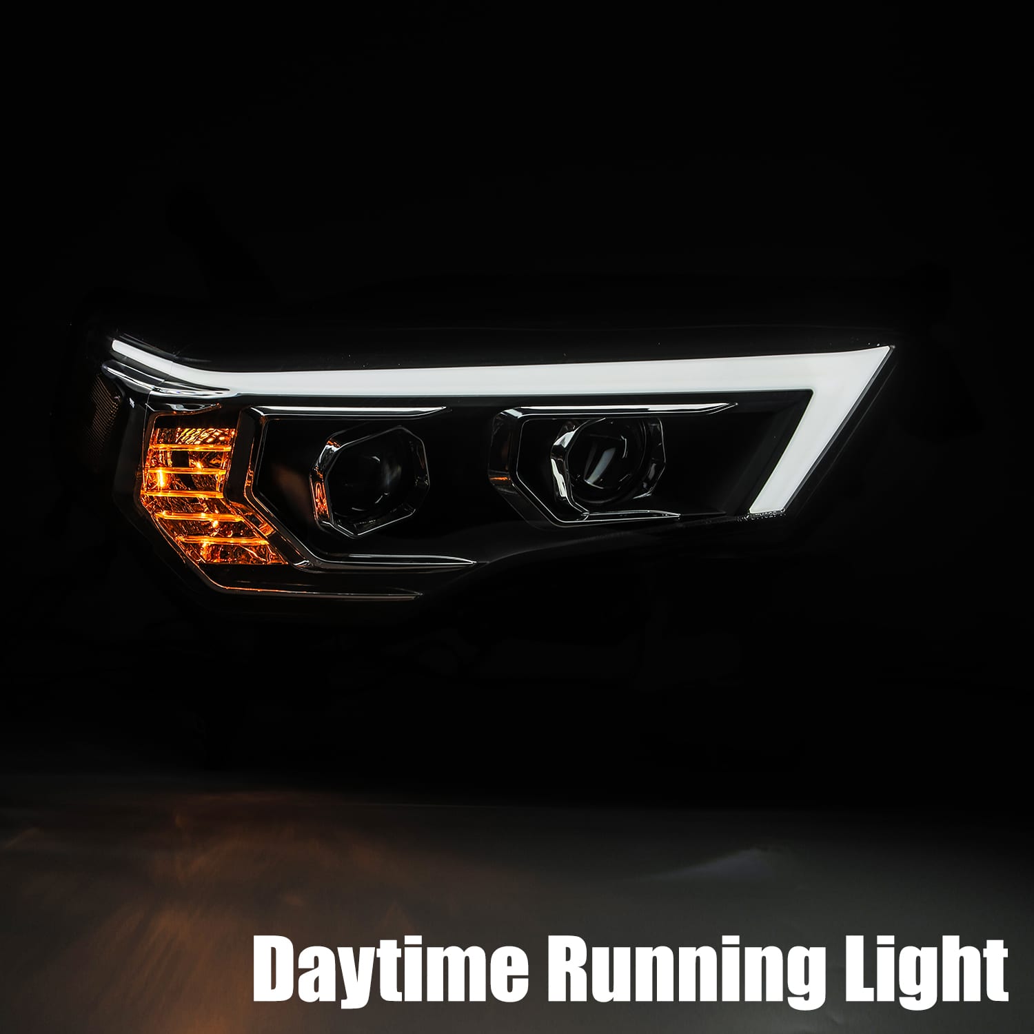 AlphaRex 4Runner Luxx-Series LED Projector Headlights, Chrome - 2014+ - Click Image to Close