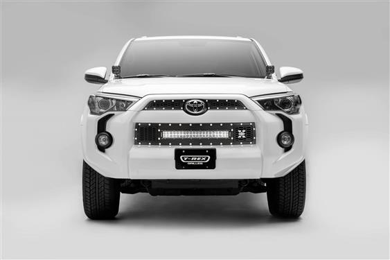 T-Rex Torch Series 3pc Honeycomb Style w/20in Row LED Light Bar - Black; 2014-2019 4Runner
