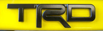 TRD badge or emblem - Black