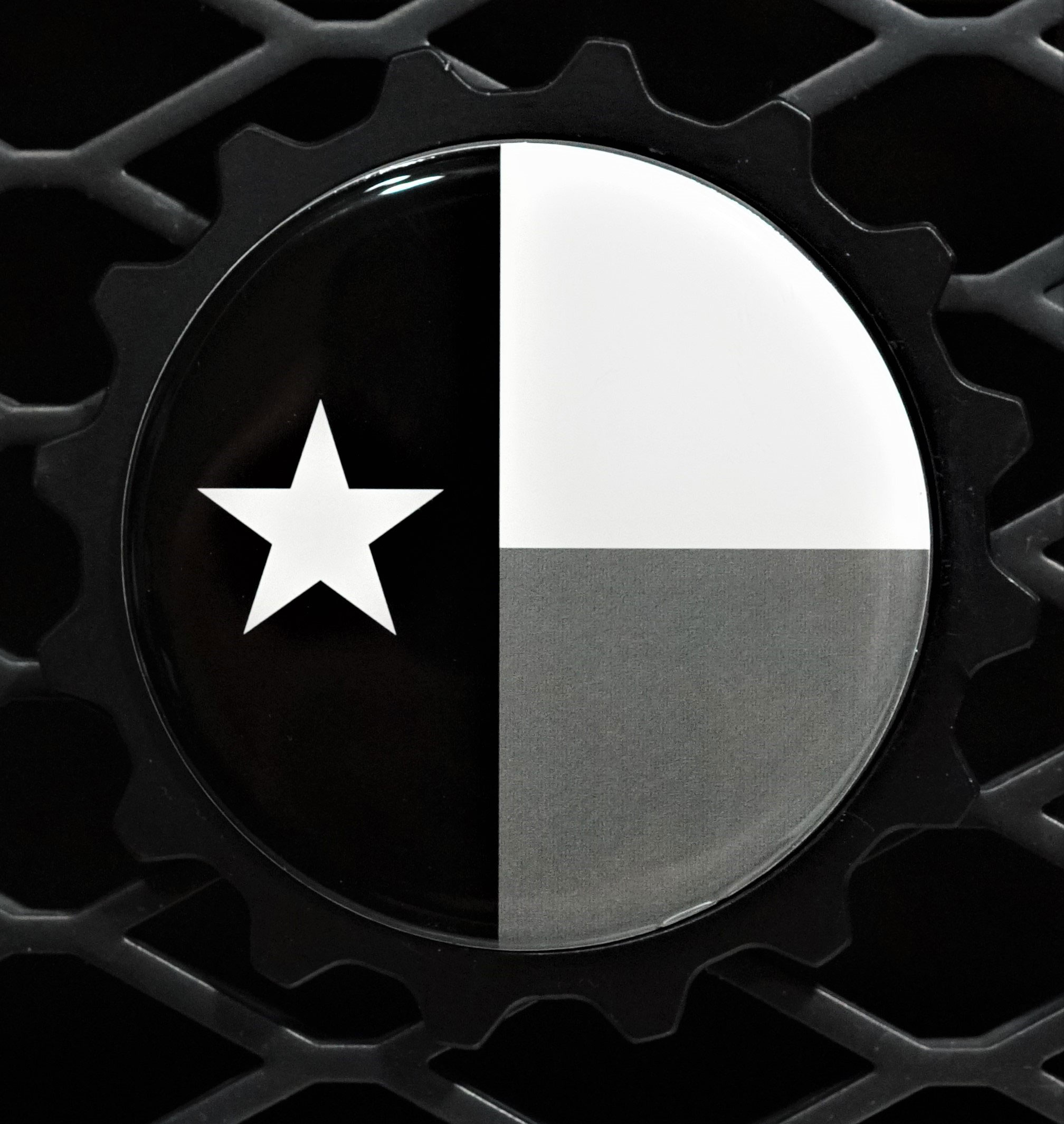 Texas Flag Mono Badge