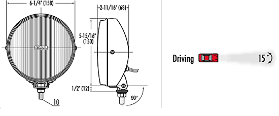 PIAA Driving Lamp System - Exclusively for the Toyota FJ Cruiser!